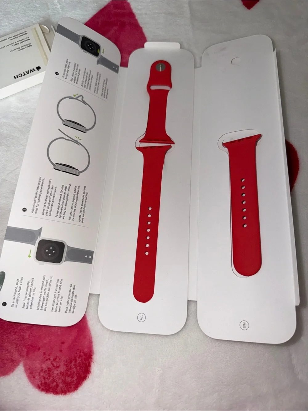 Apple (PRODUCT)RED Sport Band - Red Silicone Apple Watch Strap